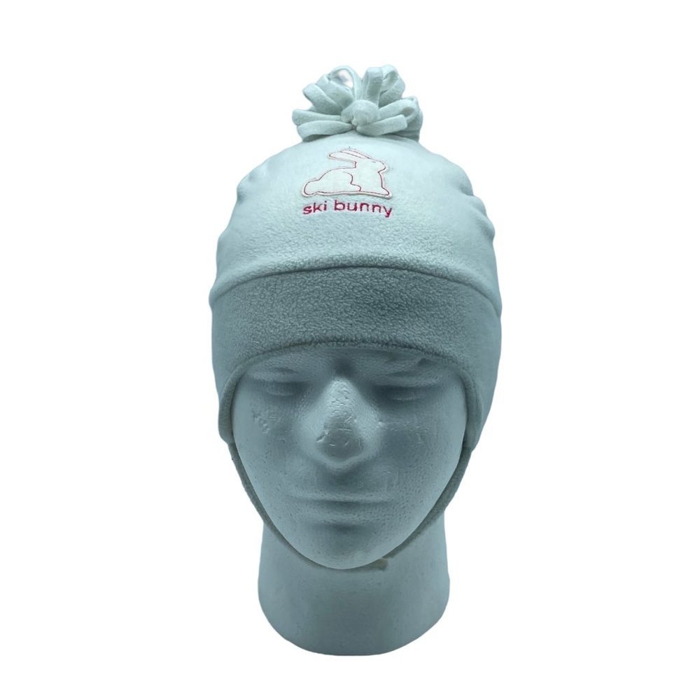 Baby Gap Infant Ski Bunny Rabbit Pom Pom Winter Pilot Cap Beanie 6-12‎ months